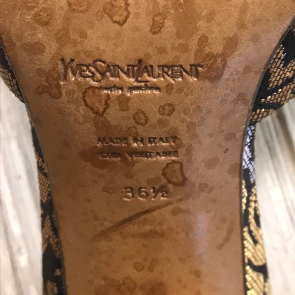 Yves Saint Laurent sandals 6.5 - Picture 3 of 5